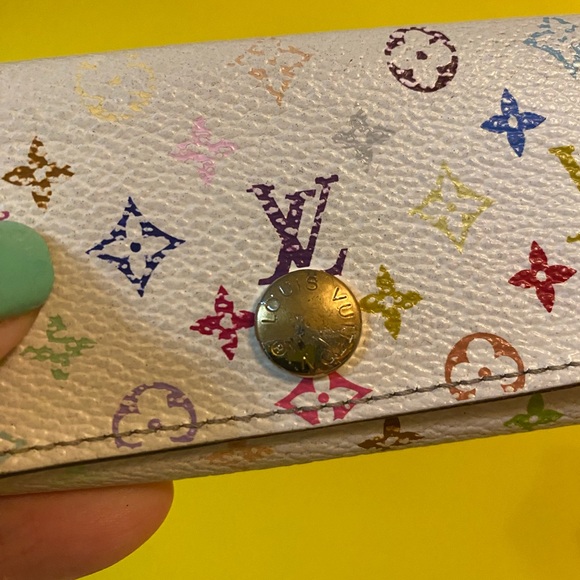 HARD TO FIND LV🎉Louis Vuitton Murakami Multicolor Key Holder - Picture 2 of 5